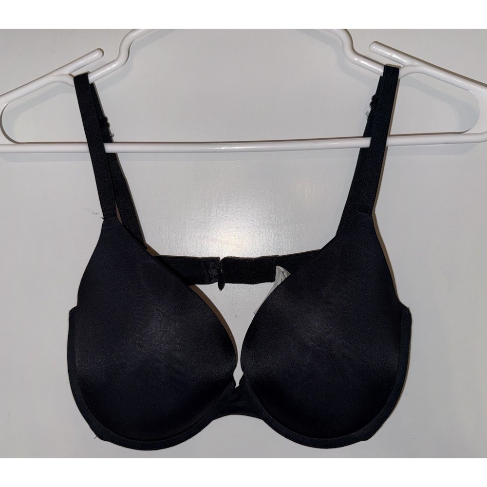 Victoria Secret PINK Bra Size 34D Black‎ Everywhere Pushup